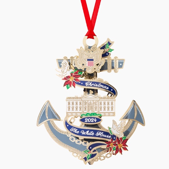 The White House Historical Association 2024 Carter Anchor Christmas Ornament NEW - Picture 5 of 6